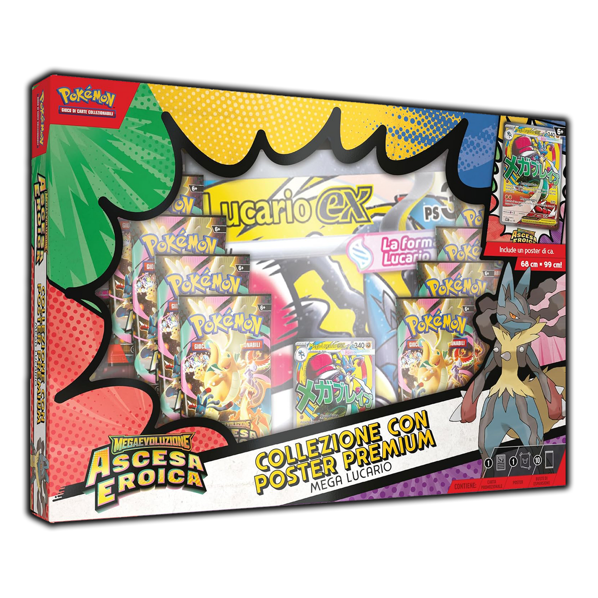 Collezione Premium con Poster Mega Lucario (ITA)